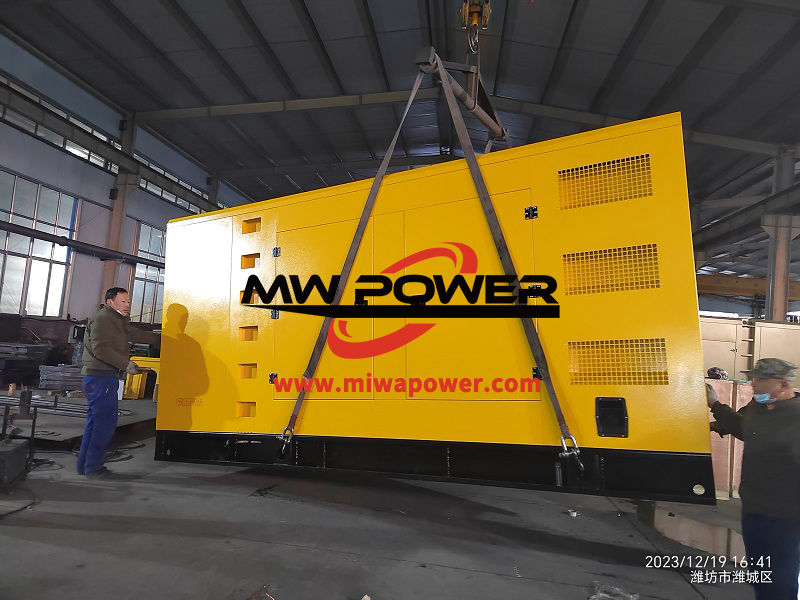 500kw潍柴博杜安发电机出口欧洲