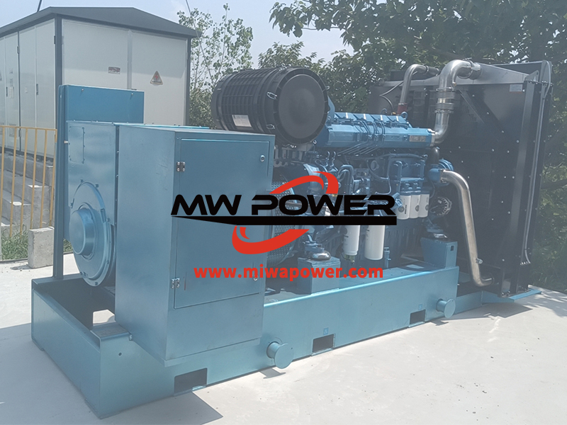 Générateur Weichai 600kw installé dans la ferme agricole