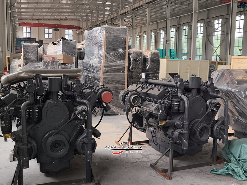 Aire de stockage des moteurs diesel